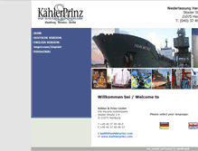 Tablet Screenshot of kaehlerprinz.com